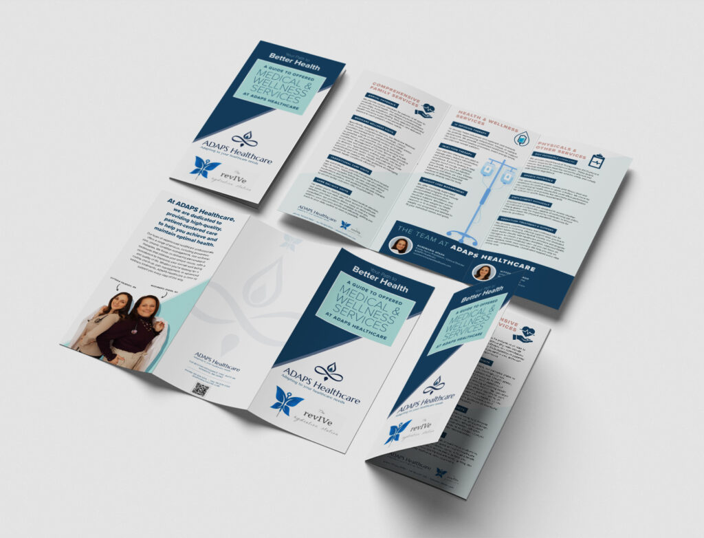 Adaps brochure mockup