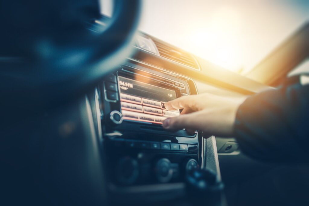 Car radio listening